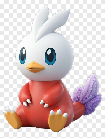 3D Cartoon Bird Character PNG