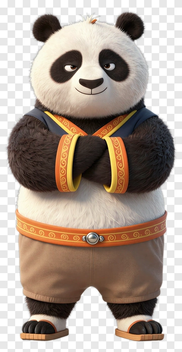 Kung Fu Panda Character PNG