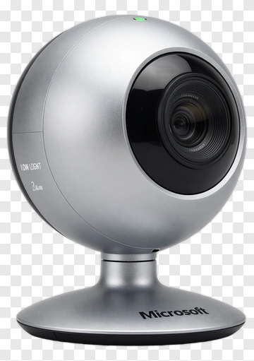 Microsoft Webcam With Round Design PNG