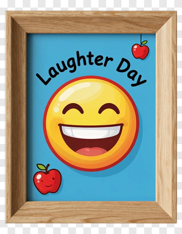 Laughter Day Smiley Face Illustration PNG