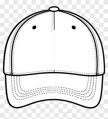 Baseball Cap Outline PNG