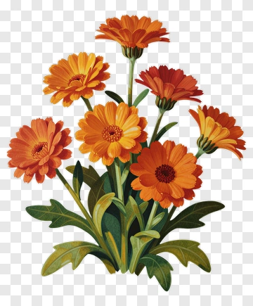 Colorful Flower Bouquet PNG