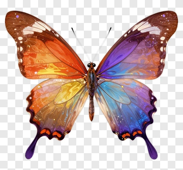 Colorful Butterfly PNG