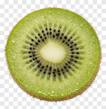 Sliced Kiwi Fruit PNG