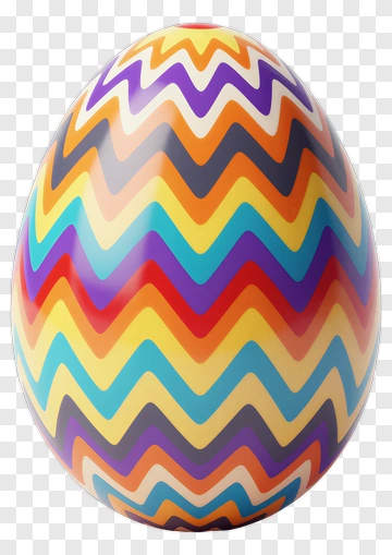 Colorful Easter Egg PNG