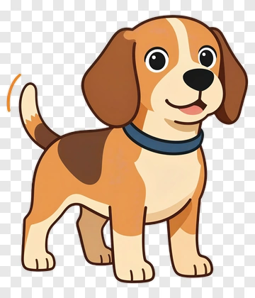 Cartoon Beagle Dog PNG