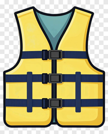 Yellow Life Jacket PNG