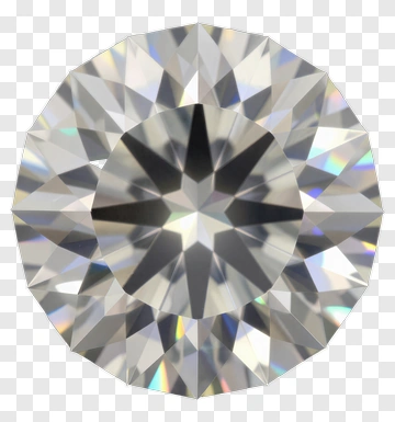 Round Cut Diamond PNG