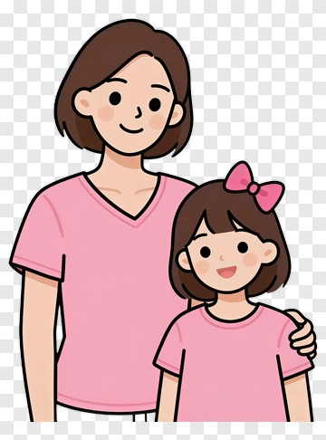 Happy Family Portrait PNG