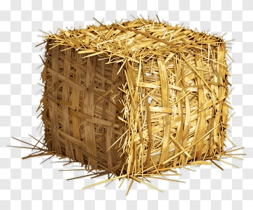 Straw Hay Bale PNG