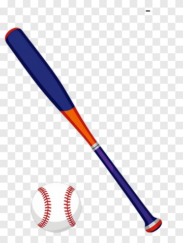 Baseball Bat And Ball PNG