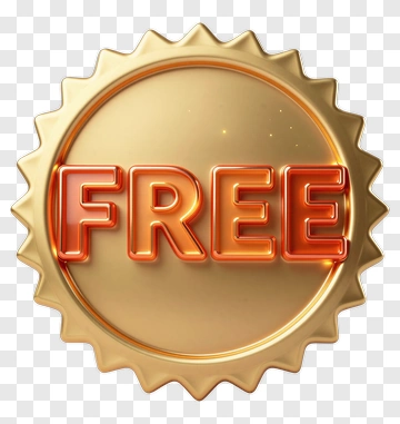 Gold Seal With Free Text PNG