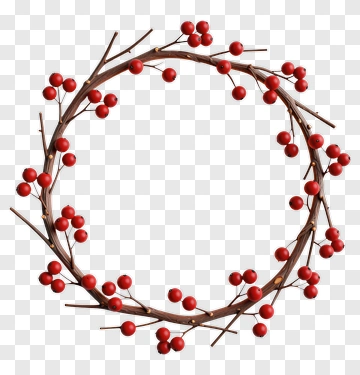Red Berry Wreath PNG