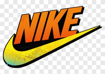 Nike Logo With Gradient Colors PNG
