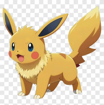 Eevee Cartoon Character PNG
