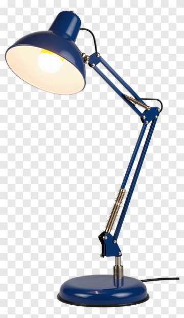 Blue Desk Lamp PNG