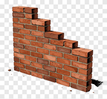 Brick Wall Segment PNG