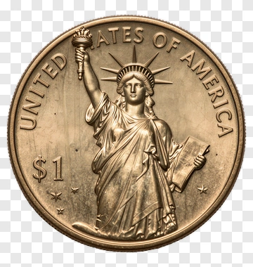 Statue Of Liberty Coin PNG