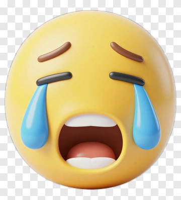 Crying Emoji Face PNG