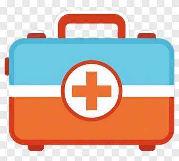 Colorful First Aid Kit PNG