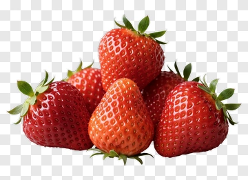 Fresh Strawberries Piled Together PNG