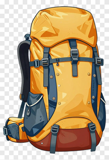 Colorful Backpack PNG