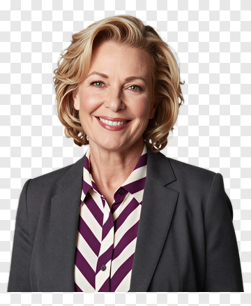 Smiling Businesswoman In Professional Attire PNG