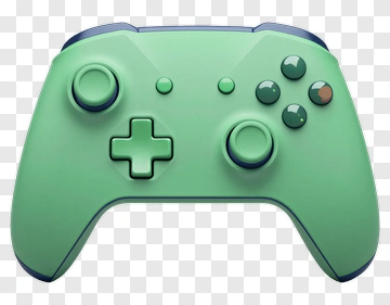 Green Gaming Controller PNG