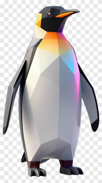 3D Penguin PNG