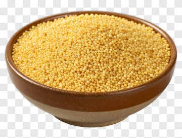 Bowl Of Yellow Mustard Seeds PNG