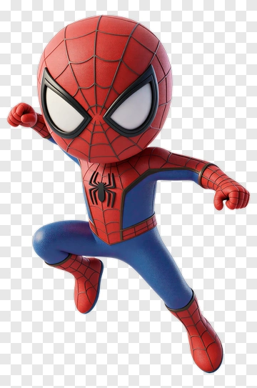 3D Spider-Man Action Figure PNG