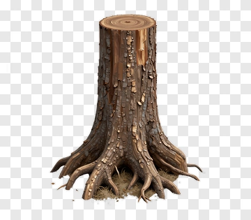 Tree Stump With Roots PNG