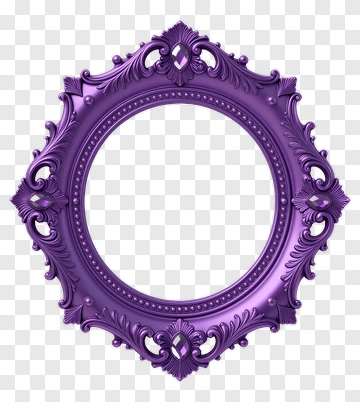 Purple Ornate Frame PNG