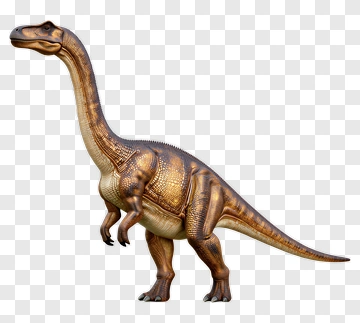 3D Dinosaur Standing In A Natural Pose PNG