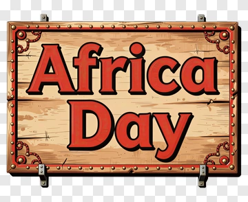 Africa Day Sign PNG