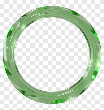 Green Circular Frame PNG