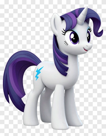 Unicorn Character With Purple Mane PNG