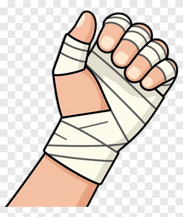Bandaged Hand PNG