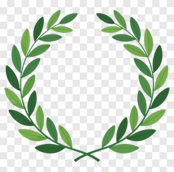 Green Leaf Wreath PNG