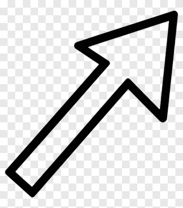 Black Arrow Pointing Upward PNG