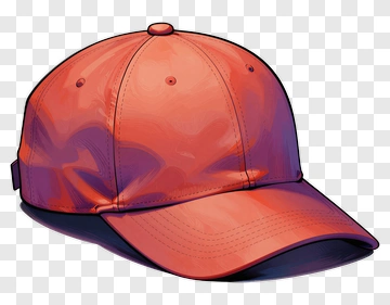 Red Baseball Cap PNG