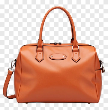 Brown Leather Handbag PNG