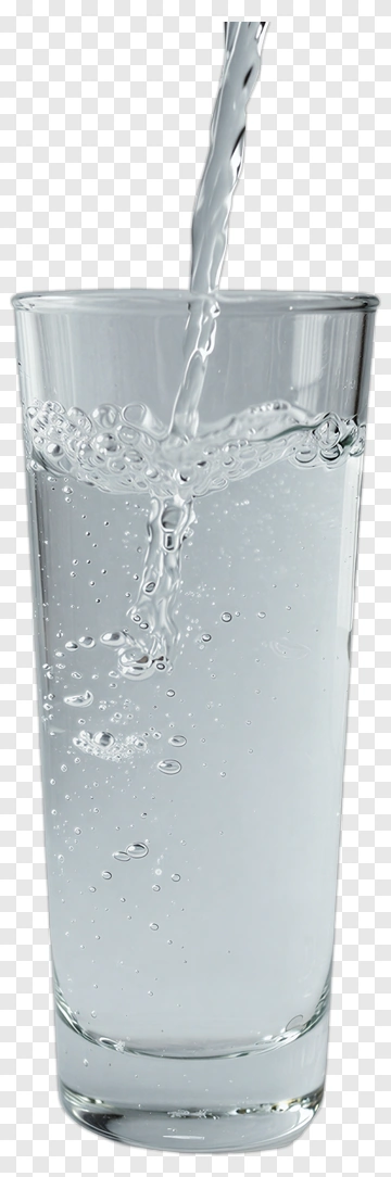 Glass Of Water With Bubbles PNG