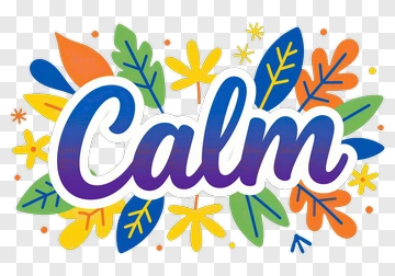 Calm Floral Design PNG