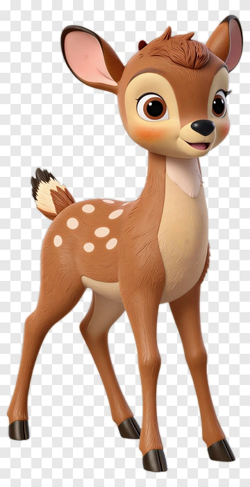 Cartoon Fawn PNG