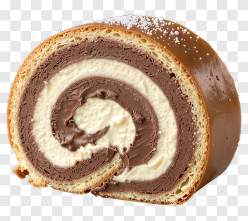 Chocolate Cream Swiss Roll PNG
