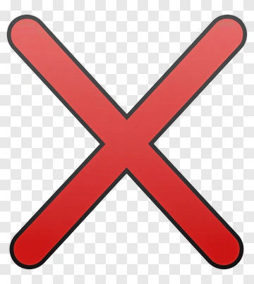 Red Cross Mark PNG