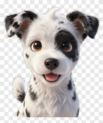 Cartoon Dog Smiling PNG