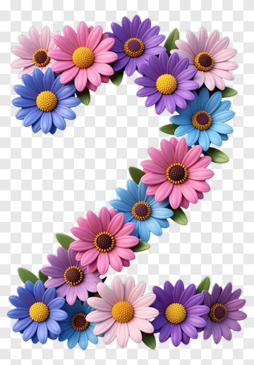 Floral Number Two PNG