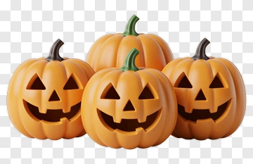 Halloween Jack-O'-Lanterns PNG